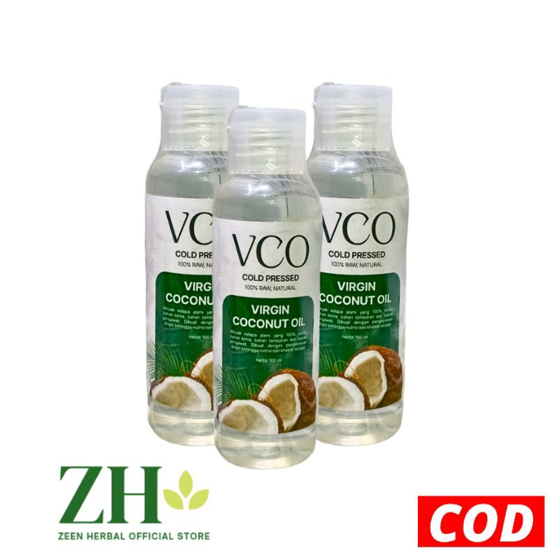 

NEW VCO GRADE A 100ml - 100% Minyak Kelapa Murni VCO