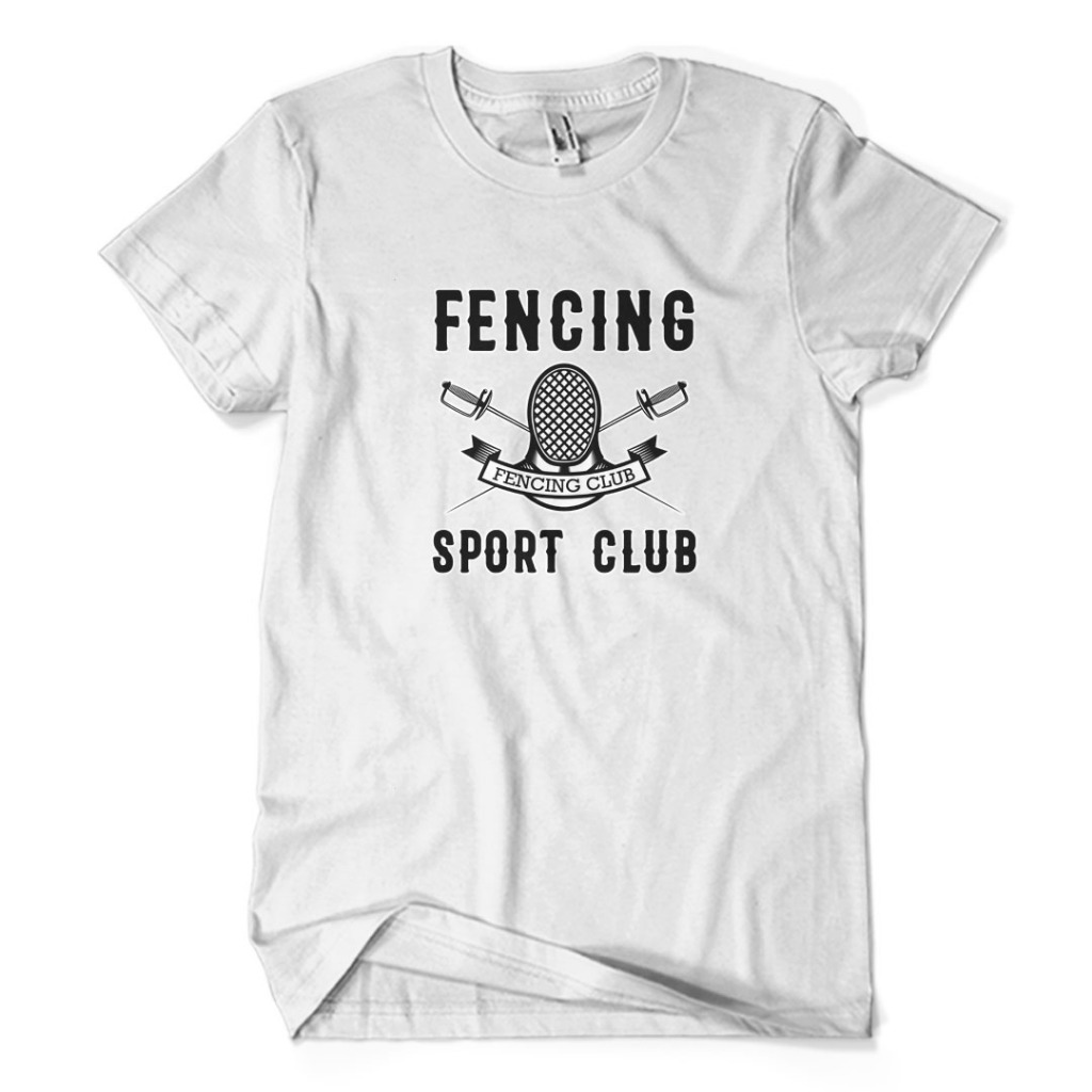 Kaos Distro Premium FENCING SPORT CLUB - Baju Hobi Olahraga Sport Anggar Unisex Dewasa