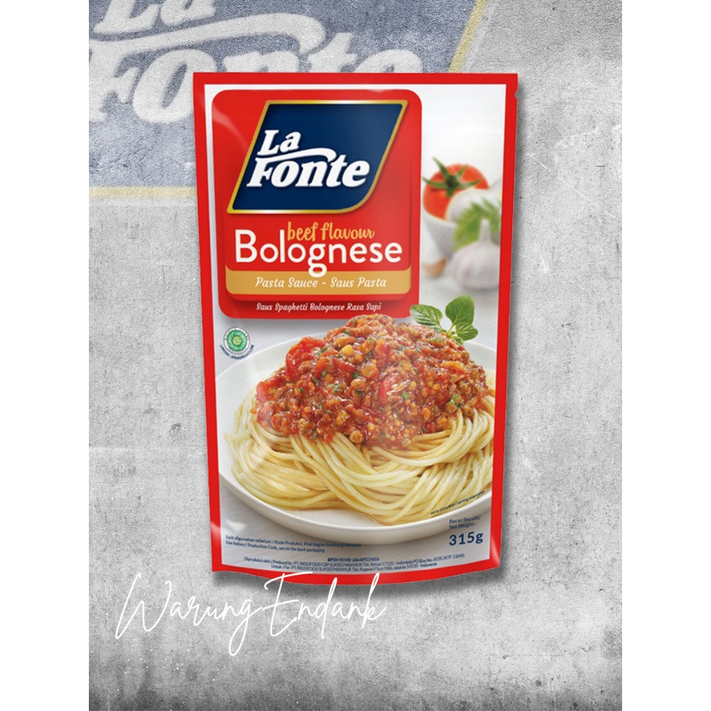 

La Fonte Saus Pasta Spaghetti Beef BOLOGNESE 315 G