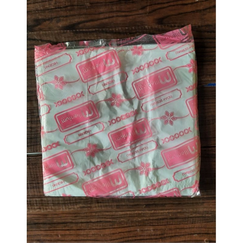 Kantong kresek ukuran 21 x 40 cm warna putih / Kresek 2 Putih