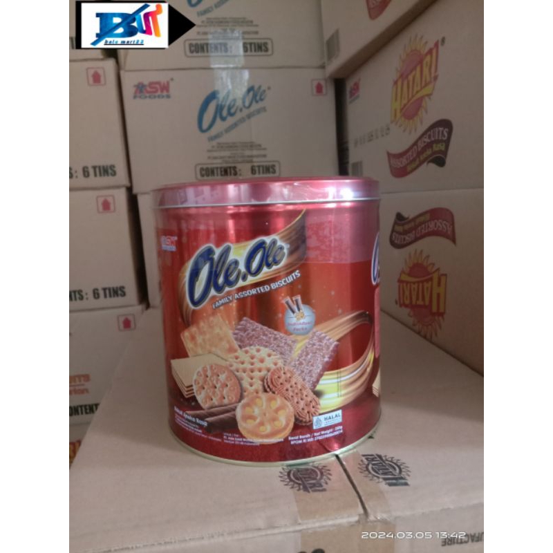 ASW food ole ole assorted biskuit kaleng - 250gr/biskuit lebaran hampers parsel promo grosir