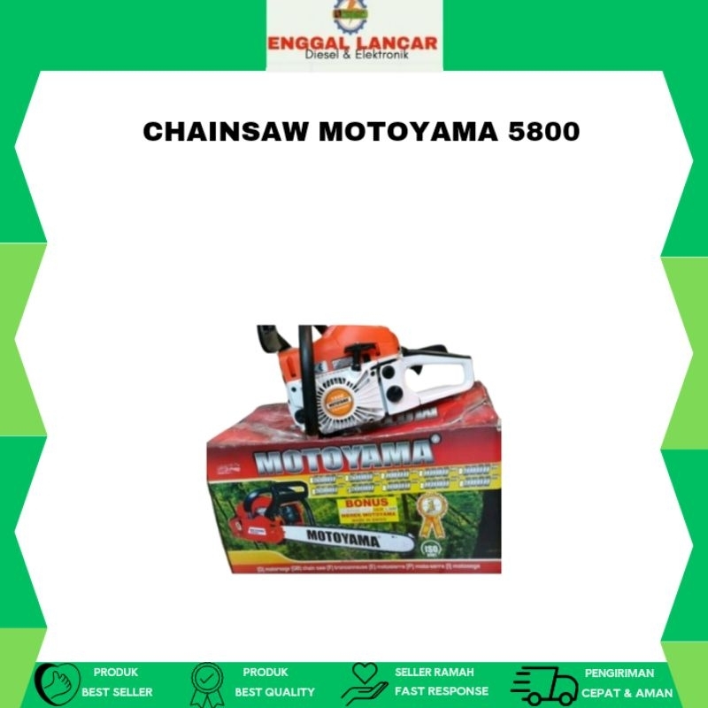chainsaw motoyama 5800