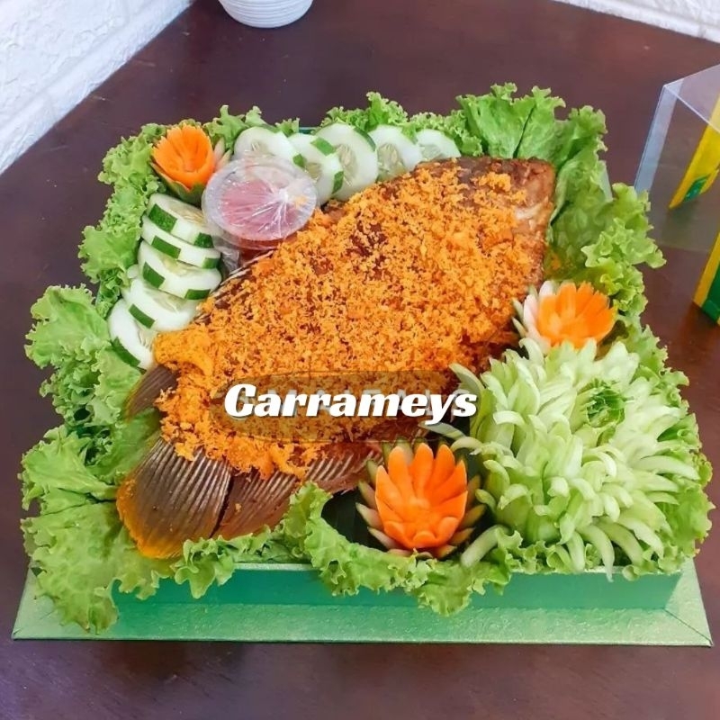 

Gurameh Kremes Untuk Hantaran Seserahan Angsul-angsul dan Hampers Lebaran