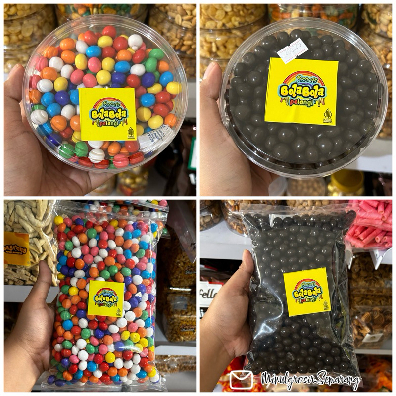 

biskuit bola bola pelangi,biskuit bola warna warni