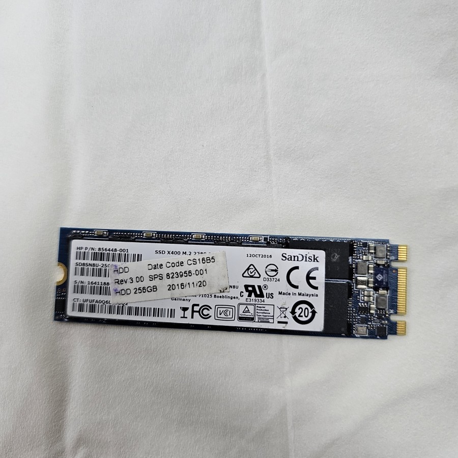 SSD M.2 256GB SanDisk Second No Dus