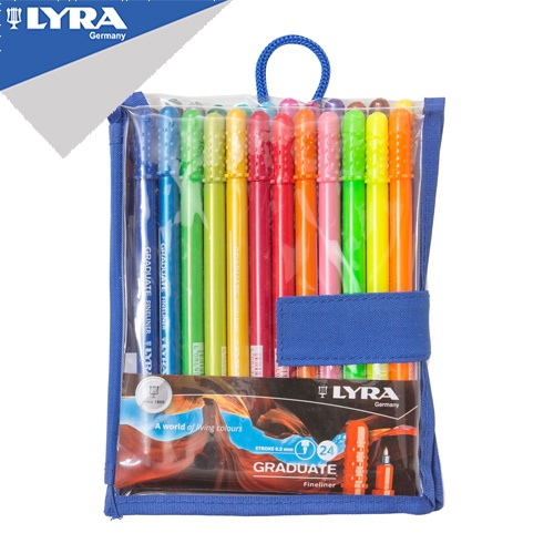 

LYRA Pulpen Warna Graduate Fineliner Wallet 24 pcs ( # 6771240)