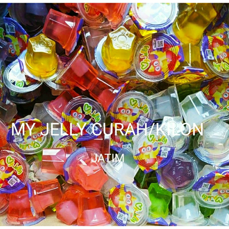 

Ready jeli inaco my jelly kilon jeli curah 1000gr/1kg murah