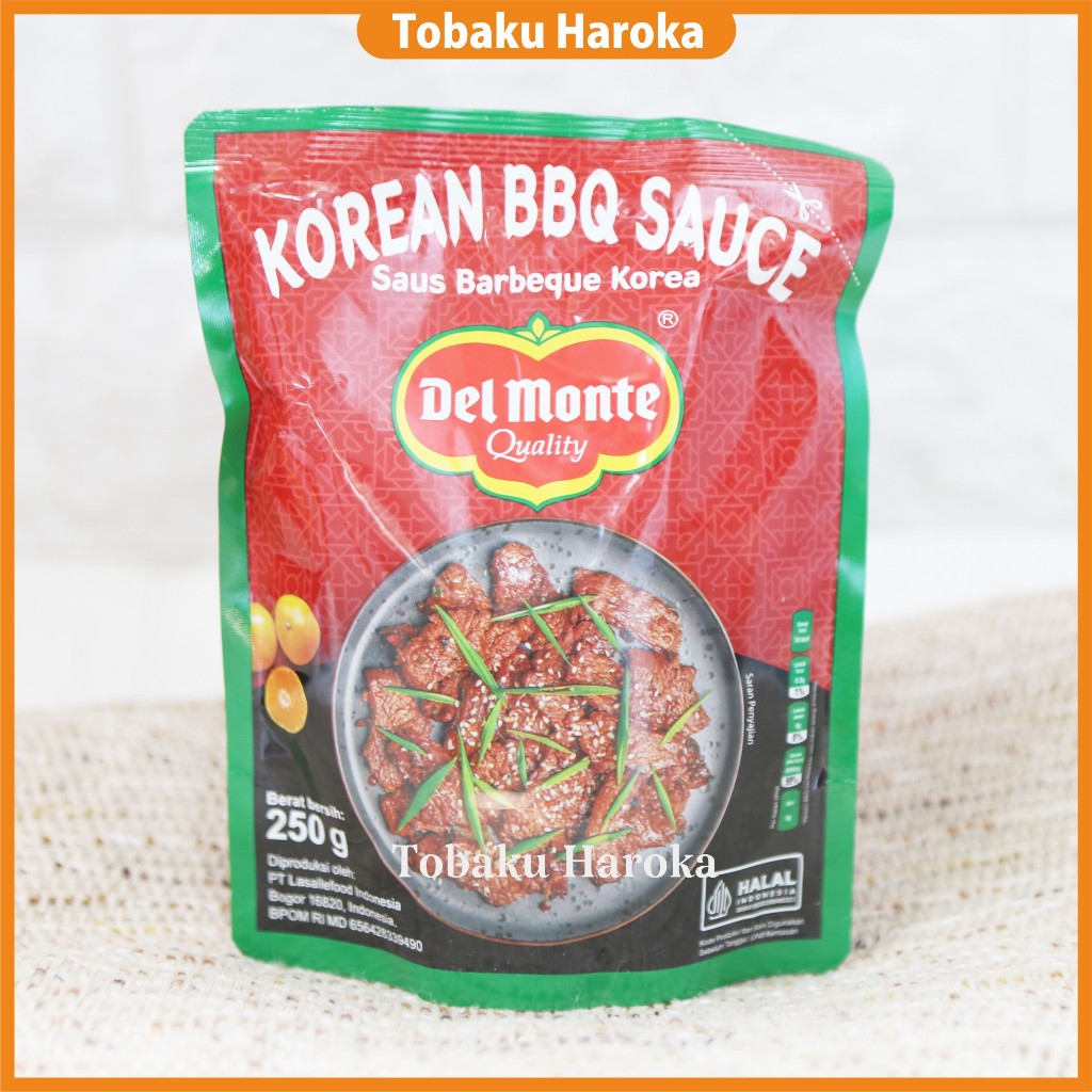 

Delmonte Korean Barbeque 250gr - Saos Barbeque - Black Pepper Sauce Delmonte