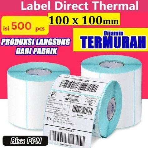 

PLD888 Terbaru LABEL STICKER THERMAL 1 X 1 BARCODE 1X1