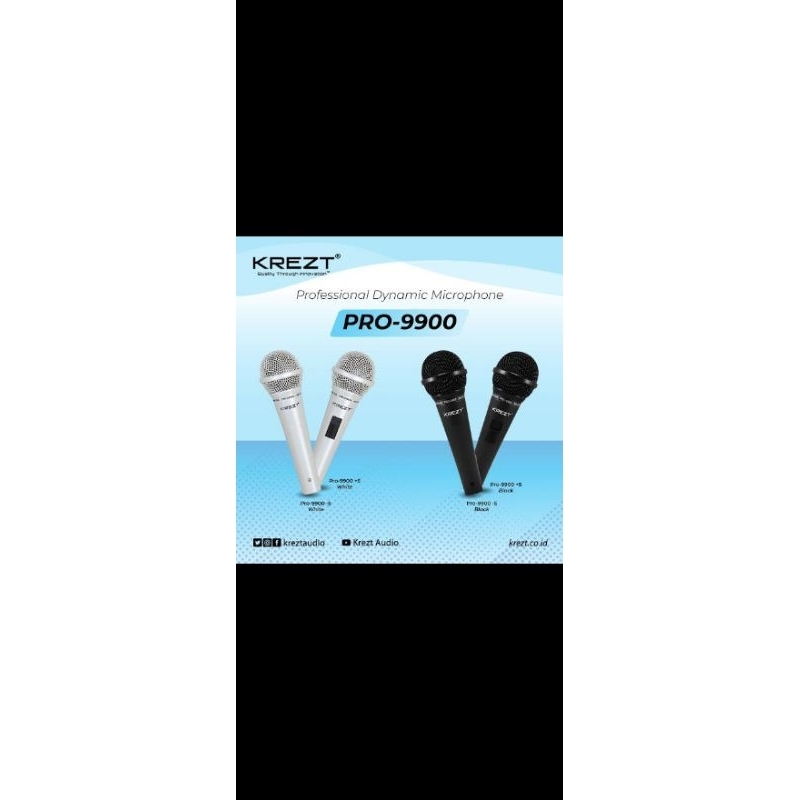 MIC KREZT 9900 B/W PAKAI ONOFF