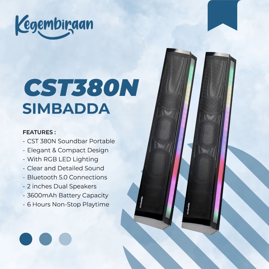 Simbadda CST 380N Soundbar Cst380n Portable Speaker Bluetooth