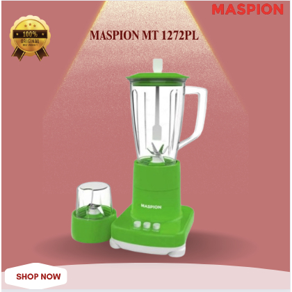 MASPION BLENDER PLASTIK 2IN1 MT 1272PL TERMURAH/MT1272PL/MT 1272PL/MT 1272 PL/MT-1272PL/MT-1272-PL