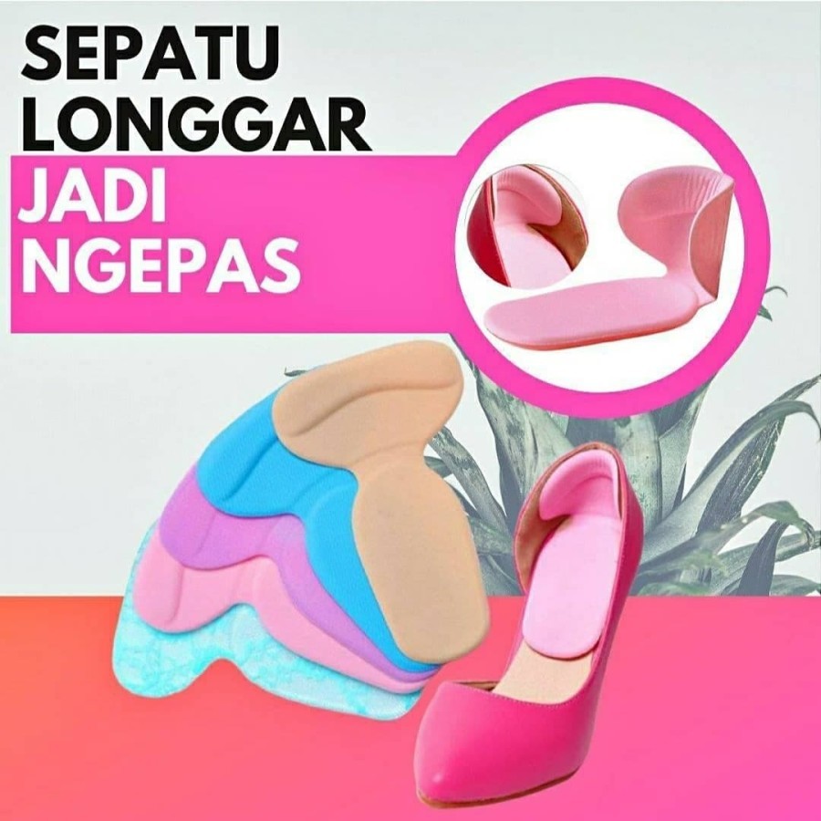 Gel Sepatu Silikon Anti Lecet tumit T Shape - High Heels anti Lecet