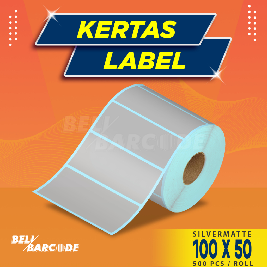 

Kertas Sticker Silvermate 100x50 Silvermatte 100 x 50 Silver Label 100x50mm