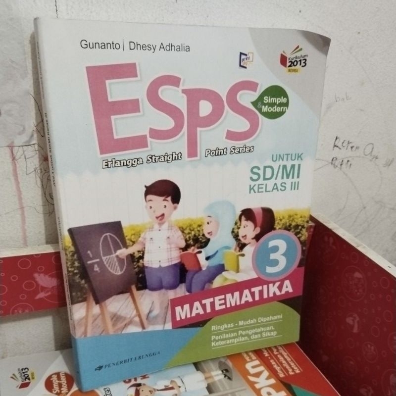 buku esps matematika SD kelas 3 penerbit Erlangga