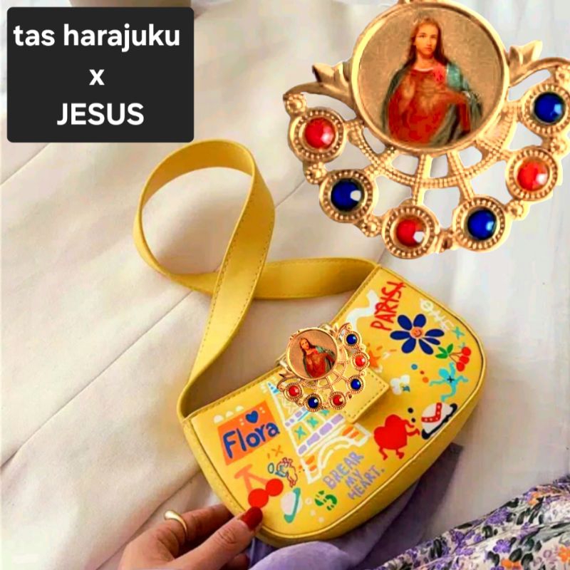 TAS CEWEK/TAS YESUS HARAJUKU/TAS CASUAL/TAS YESUS/TAS KRISTEN/TAS TUHAN YESUS/TAS HARAJUKU/TAS KRIST
