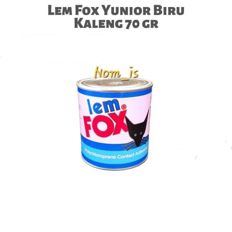 

Lem Fox Kaleng Biru 70gr