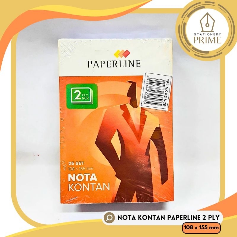 

Nota Kontan / Bon Kecil 2 Ply 2 Rangkap Paperline (1 Pack isi 10 buku)