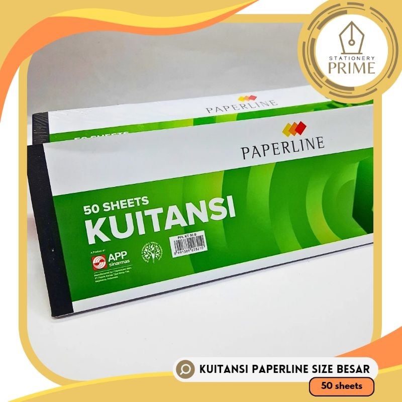 

Buku Kuitansi / Kwitansi Paperline Besar (1 Pack isi 10 buku)