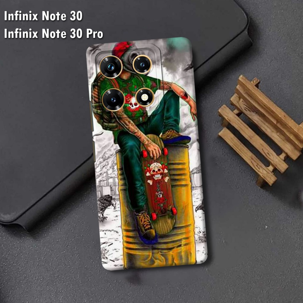 Opvistore Case Infinix Note 30 - Infinix Note 30 Pro Pelindung Belakang Handphone Softcase Macaron Pro Kamera Silicone Lentur - 27