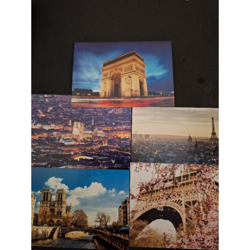 

kartu pos pemandangan kota paris/france postcard