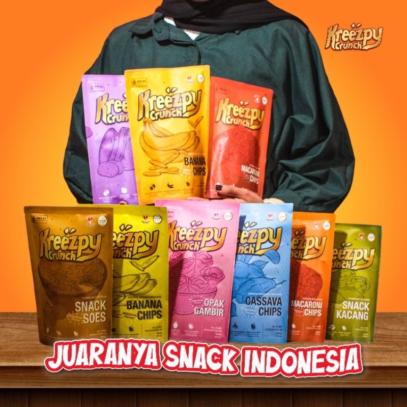 

PAKET KREEZPY CRUNCH 100GRAM | SNACK PREMIUM