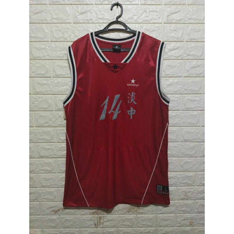 jersey basket converse