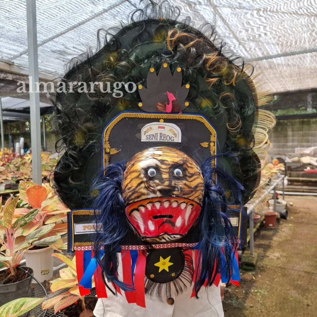 Topeng Reog Ponorogo leak topeng gedruk / Topeng Reog Bulu Besar