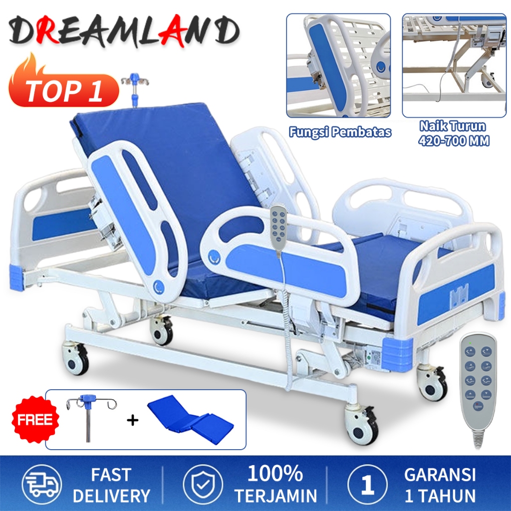Ranjang / tempat tidur rumah sakit / Electric hospital bed/Hospital Bed Pasien