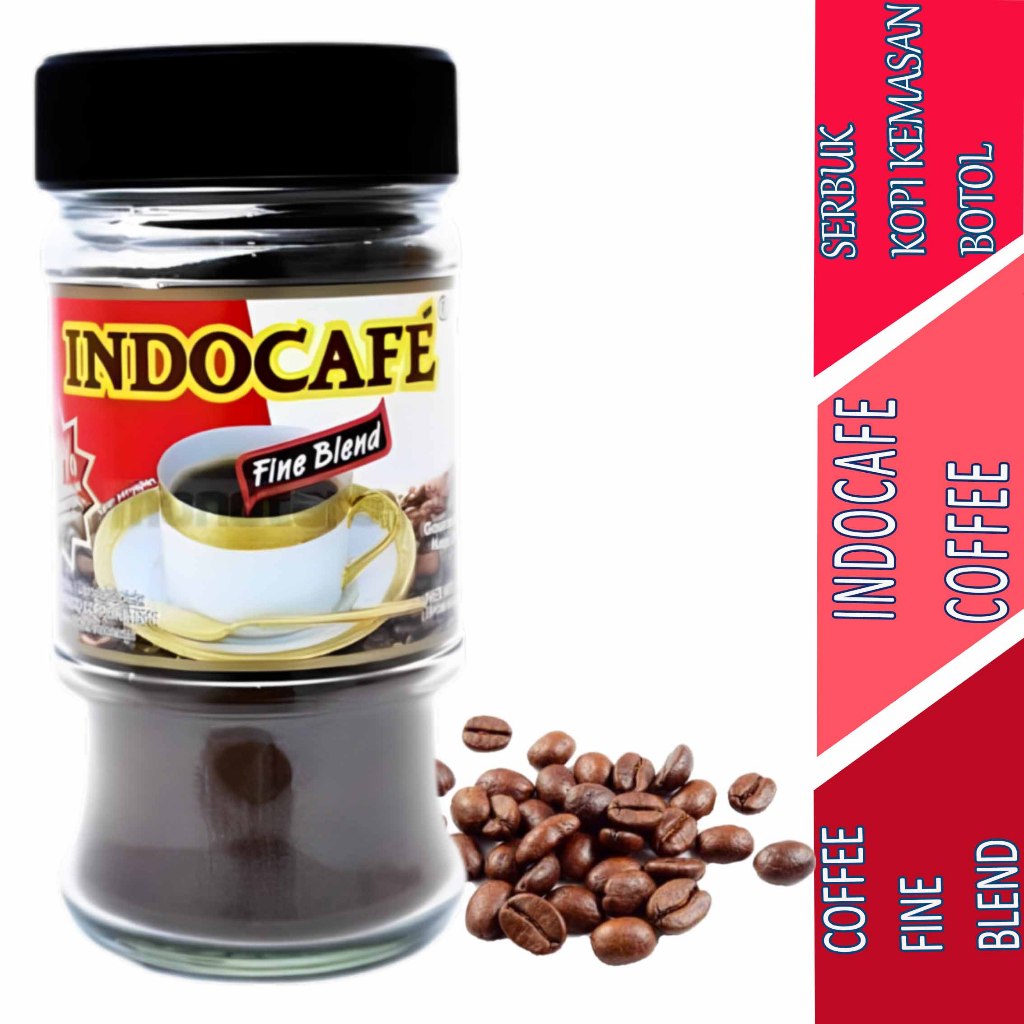 

Serbuk Kopi Hitam - Indocafe - Coffee Fine Blend - 100gr