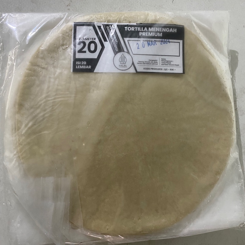 

Kulit Kebab/Tortilla ukuran 20cm