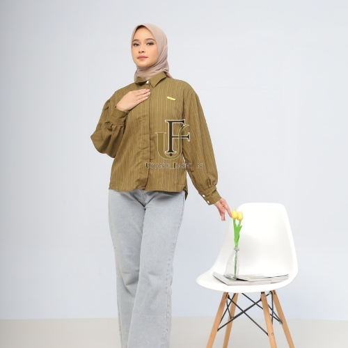 Blouse Style Top Lady Crush Premium Import // Kemeja Atasan Wanita Lady Crush  //