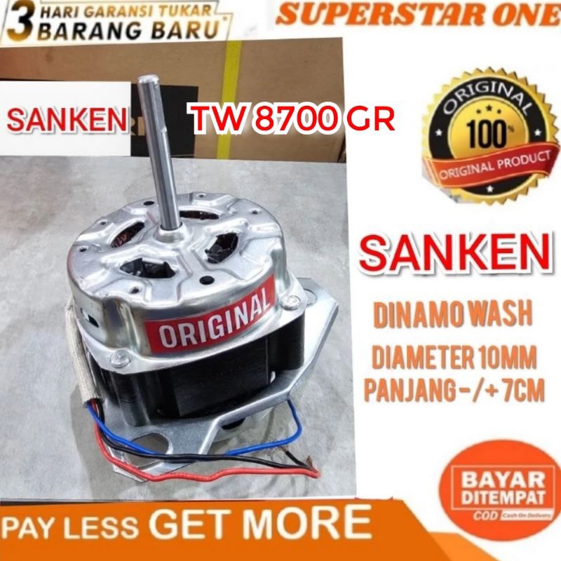 DINAMO WASH/PENCUCI SANKEN MESIN CUCI TW 8700 GR/TW 8660 ETG