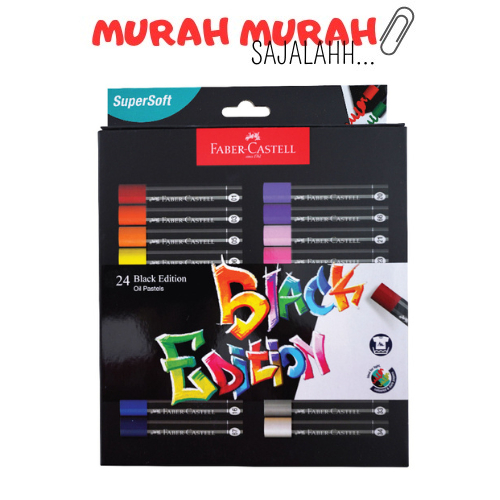 

Faber-Castell Black Edition Oil Pastel Series 24 Warna