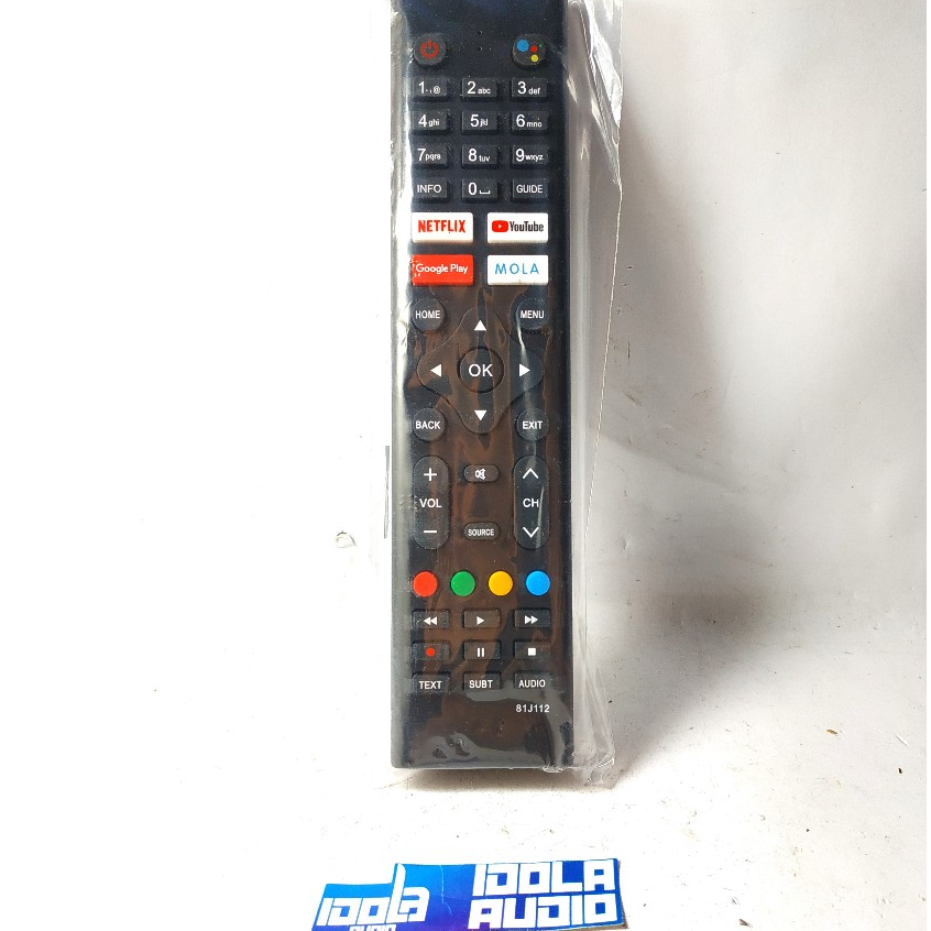 Remote TV Polytron Android | Remote untuk TV Android Polytron 81J112