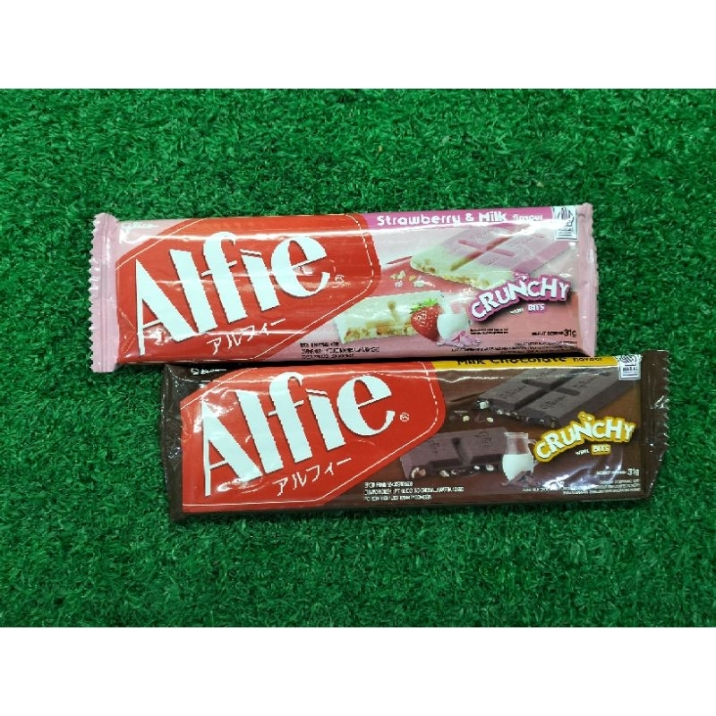 

Glico Alfie Chocolate Crunchy With Bits 31gr Impor Thailand