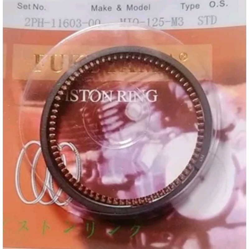 Ring piston mio 125 m3 fukuyama