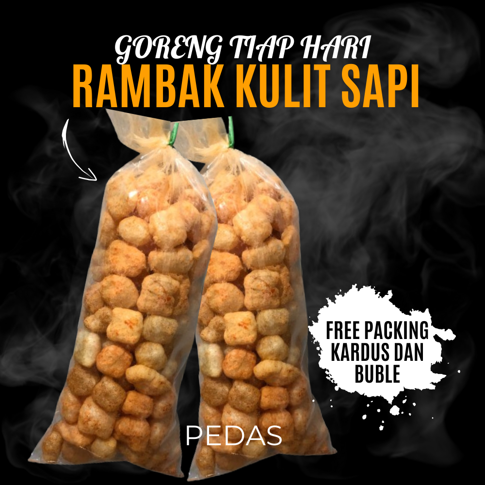 

rambak kulit sapi enak murah gurih lezat 1 bal