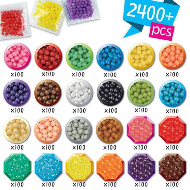 100 s/d 500 pcs REFILL MAGIC BEADS WATER BEADS SIZE 5mm Refill Magic Beads 5mm