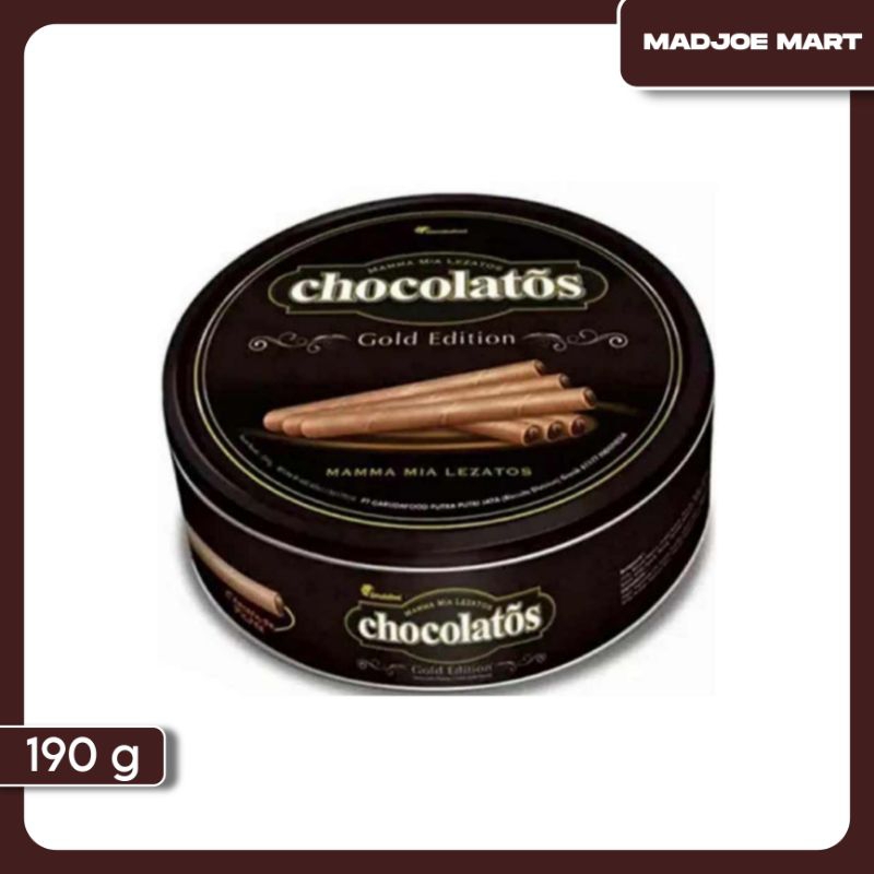 

Gery Wafer Roll Chocolatos Dark Kaleng 190 g