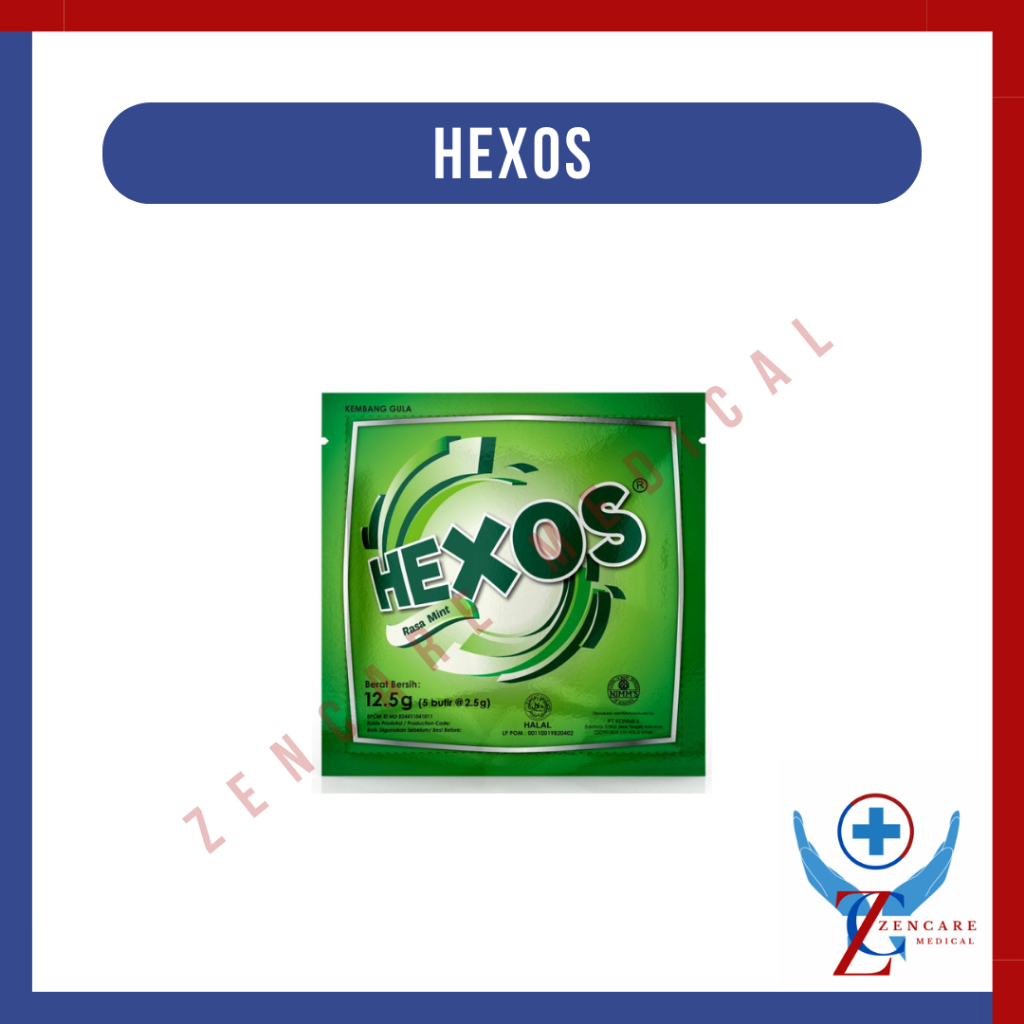 

Hexos Permen Rasa Mint Isi 5 Butir / Untuk Melegakan Tenggorokan