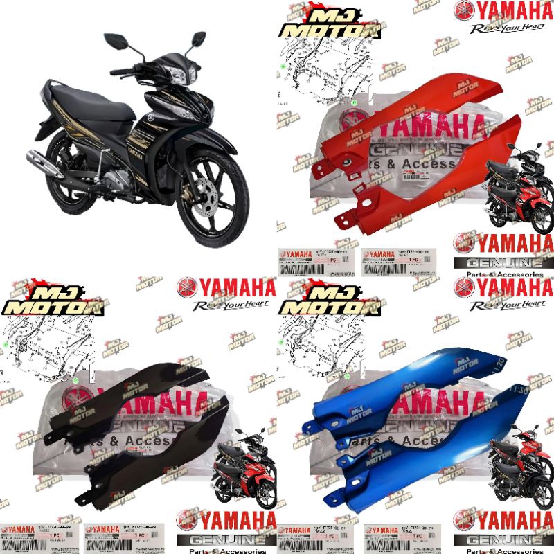 COVER PANEL BAWAH JOK JUPITER Z1 KANAN KIRI 1DY-F172F-00 1DY-F172A-00 ORIGINAL YAMAHA