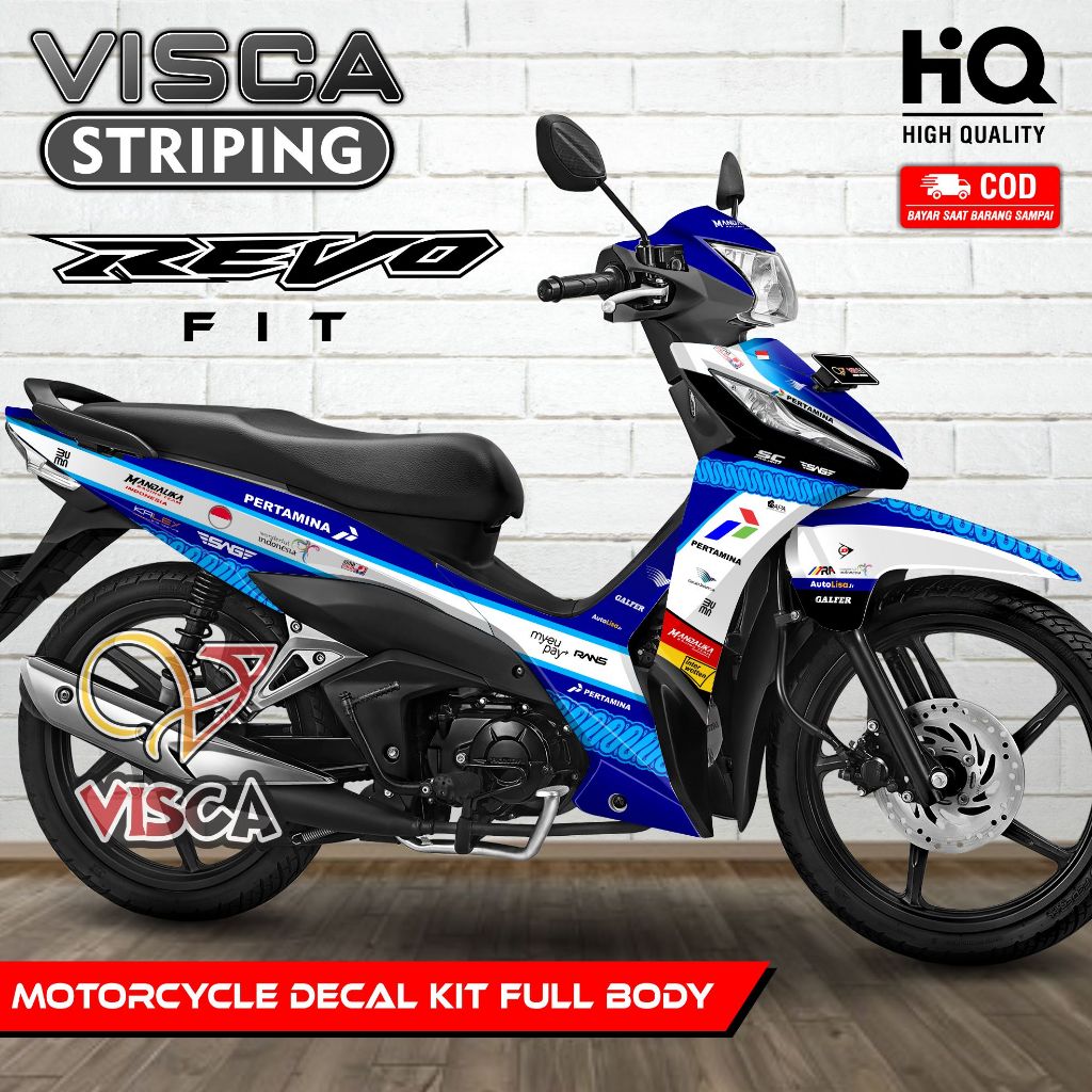 Decal Revo Fit New Full Body - Stiker Revo Fit New - Dekal Revo Fit New Full Body - Striping Revo Fi