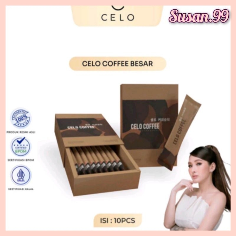 CELO - Original Celo Coffee Ajaib Slimming isi 10 sachet