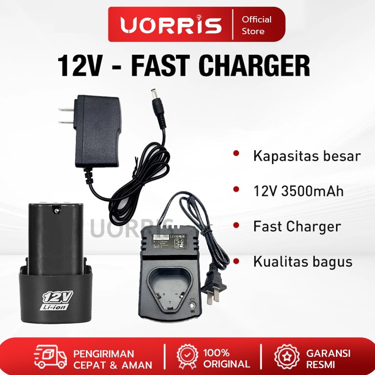 HARGA TERMURAAH 12v charger bor cordless battery Charger Power Adapter 12V DC 1122V untuk Bor Bor Co