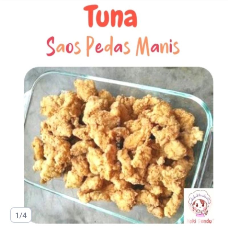 

tuna tepung fillet saos pedas manis makanan siap saji