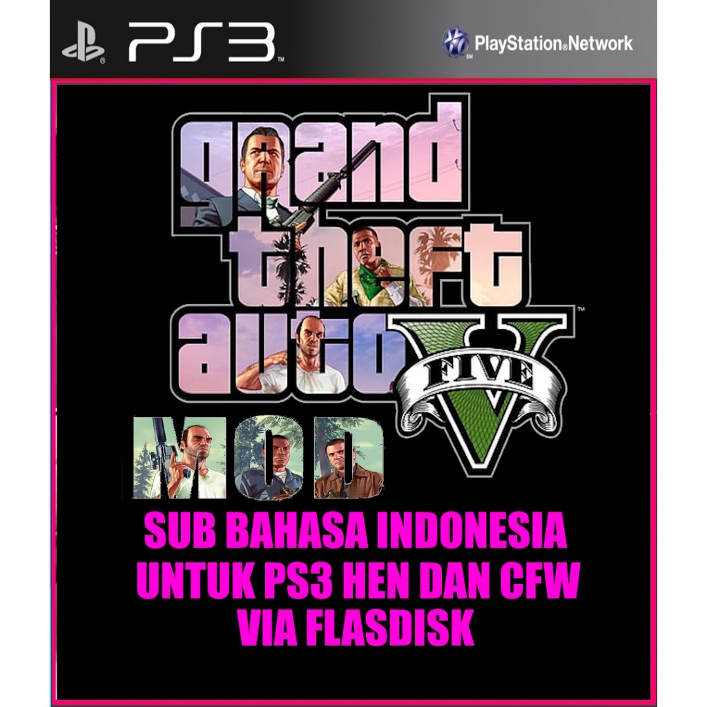 Game ps3 GTA5 subtitle indonesia
