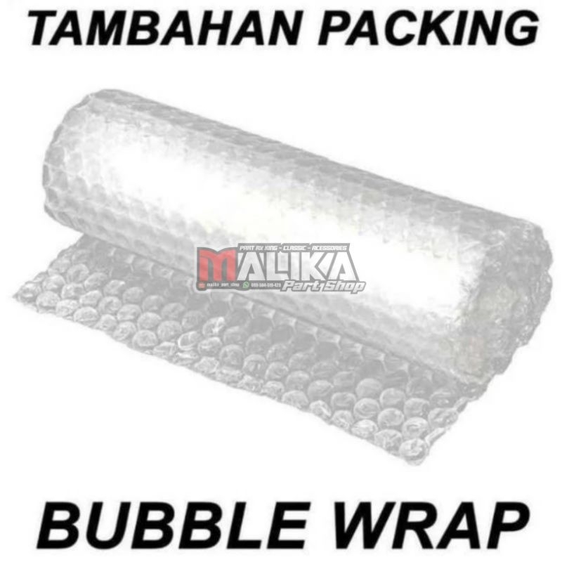 

Tambahan Packing Ekstra Bubble Wrape Untuk Paket Aman