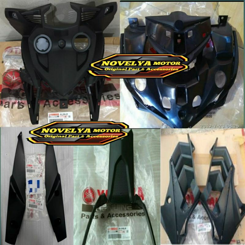 COVER BODY KASAR BAGIAN DEPAN MXKING MX KING V1 V2 2015-2025 (7.ITEM) ORI YAMAHA 2PV
