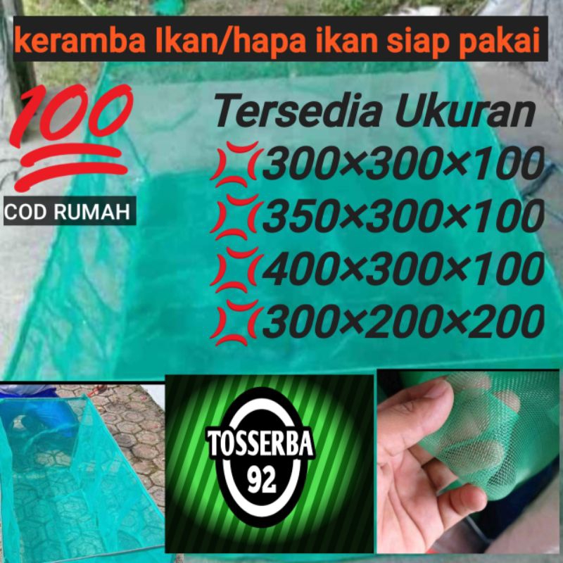 Keramba Ikan hapa ikan Siap Pakai